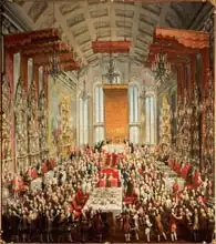 Mytens or Meytens, Martin II: Coronation Banquet of Joseph II in Frankfurt
