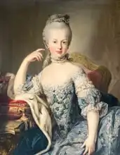 Mytens or Meytens, Martin II: Archduchess Marie Antoinette Habsburg-Lotharingen (1755-93)