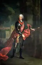Rakouská škola (18. století): Count Leopold Joseph von Daun (1705-66) Fieldmarshall and Austrian Commander-in-Chief during the Seven Years War defea