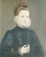 Anguissola, Sofonisba: Infanta Isabella Clara Eugenia (1566-1633) daughter of Philip II of Spain (1527-98) and Isabella of Valois