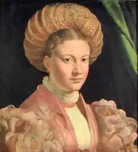 Parmigianino: Portrait of a young woman, possibly Countess Gozzadini