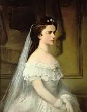 Rakouská škola (19. století): Elizabeth of Bavaria (1837-98) Empress of Austria