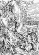 Dürer, Albrecht: Agony in the Garden from the Great Passion series