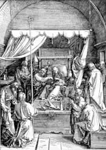 Dürer, Albrecht: Death of the Virgin from the Life of the Virgin series