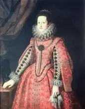 Rakouská škola (16. století): Duchess Eleonora of Mantua (1598-1633) 2nd wife of Ferdinand II