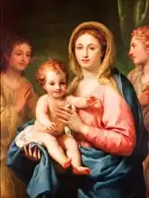 Mengs, Anton Raphael: Madonna and Child with Two Angels