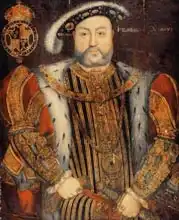 Holbein, Hans  (ml.): Portrait of Henry VIII (1491-1547)