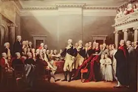 Trumbull, John: Resignation of George Washington on 23rd December 1783