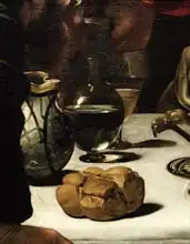 Caravaggio, M.: Večeře v Emauzích