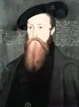 Anglická škola (16. století): Portrait of Thomas Seymour (1508-1549) Baron Seymour
