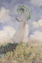 Monet, Claude: Lady with a parasol