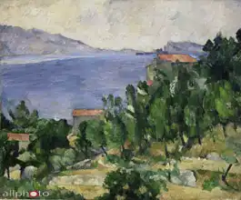 Cézanne, Paul: Pohled na Mount Marseilleveyre a Isle of Maire