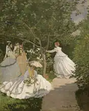 Monet, Claude: Ženy v zahradě