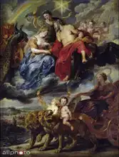 Rubens, Peter Paul: Jindřich IV. a Marie de Medici v Lyonu (cyklus medicijských obrazů)