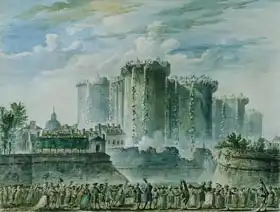 Houel, Jean-Pierre: Destruction of the Bastille