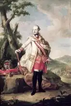 Maron, Anton von: Full length portrait of Joseph II (1741-90) of Habsbourg-Lorraine, Holy Roman Emperor
