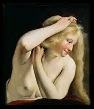 Bray, Salomon de: Young Woman Combing Her Hair
