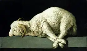 Zurbarán, Francisco de: Agnus Dei