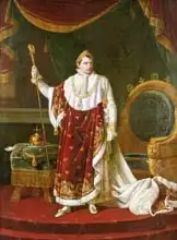 Lefevre, Robert: Portrait of Napoleon (1769-1821) in his Coronation Robes