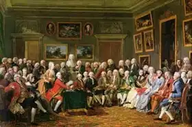 Lemonnier, Anicet-Charles: First Reading at Mme Geoffrin of Voltaire Tragedy L Orphelin de la Chine