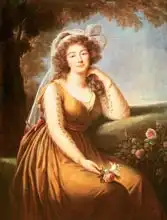 Vigée-Lebrun, Louise: Comtesse du Barry, holding a rose