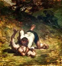 Daumier, Honore: Thieves and the Donkey