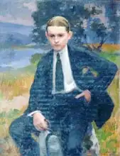 Renoux, Jules Ernest: Portrait of Marcel Renoux aged about 13 or 14