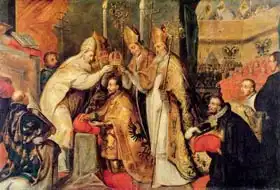 Schut, Cornelius I: Coronation of Charles V (1500-58) Holy Roman Emperor