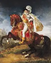 Gros, Antoine-Jean: Equestrian Portrait of Jerome Bonaparte (1784-1860)