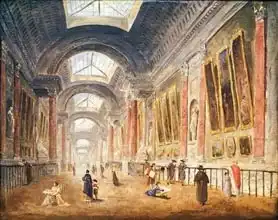 Robert, Hubert: Grande Galerie of the Louvre