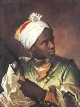Rigaud, Hyacinthe: Young Negro with a Bow