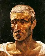 Géricault, Théodore: Head of a Shipwrecked Man, study for the Raft of Medusa
