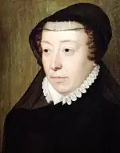 Clouet, François: Portrait of Catherine de Medici (1519-89)