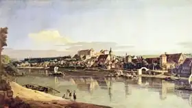 Bellotto, Bernardo: View of Pirna from the right bank of the Elbe