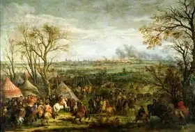 Meulen, Adam Frans van der: Taking of Cambrai in 1677 by Louis XIV (1638-1715)
