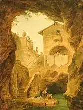 Robert, Hubert: Fountain under the Grotto