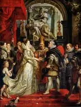 Rubens, Peter Paul: Proxy Marriage of Marie de Medici (1573-1642) and Henri IV 1573-1642 and Henri IV (1573-1642)