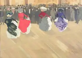 Abel-Truchet, Louis: Women Dancing the Can-Can