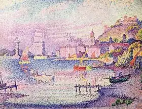 Signac, Paul: Leaving the Port of Saint-Tropez