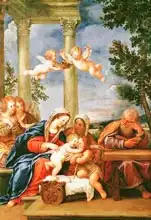 Albani, Francesco: Holy Family with St. Elizabeth and St. John the Baptist