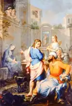 Parrocel, Pierre: Tobias Asking Raguel for his Daughter, Sarah , Hand in Marriage