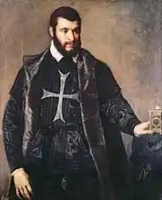 Tizian: Portrait of a Knight of the Order of Malta