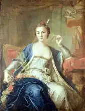 Loo, Louis Michel van: Portrait of Mademoiselle Marie Salle (c.1702-56)