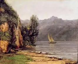 Courbet, Gustave: Vue du Lac Leman