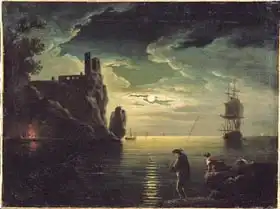 Vernet, Claude Joseph: Evening Seascape