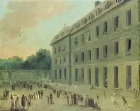 Robert, Hubert: Recreation at the Saint-Lazare Prison