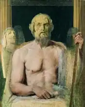 Ingres, Jean Auguste: Homer, study for The Apotheosis of Homer