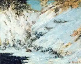 Courbet, Gustave: Snowy Landscape