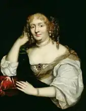 Francouzská škola (17. století): Portrait of Marie de Rabutin-Chantal (1626-97) Marquise de Sevigne