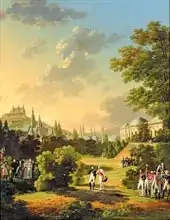 Lecomte, Hippolyte: Meeting Between Napoleon I (1769-1821) and Ferdinand III (1769-1824) Grand Duke of Tuscany at Wurtzburg